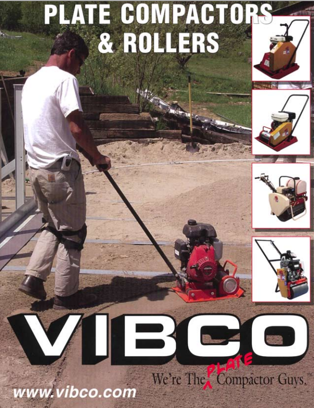 vibco vibratory roller catalog cover